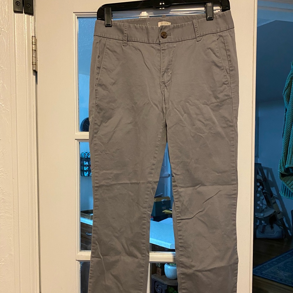 JCrew Frankie straight leg ankle pant